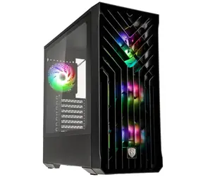 Kolink Unity Cascade ARGB černá / E-ATX / 2x USB-A 3.0 / 4x 120mm / bez zdroje / průhledná bočnice