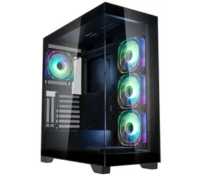 Kolink Unity Peak ARGB černá / ATX / 2x USB-A 3.0 / 1x USB-A 2.0 / 4x 120mm / bez zdroje / průhledná bočnice