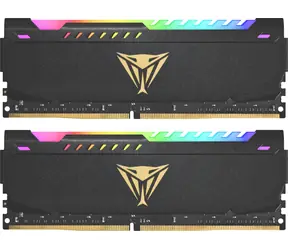 Patriot Viper Steel RGB 16GB (2x8GB) 3600MHz černá / DIMM / DDR4 / CL20 / Non-ECC / Unbuffered / 1.35V