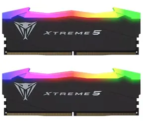 Patriot Viper Xtreme 5 RGB 32GB (2x16GB) 7600MHz černá / DIMM / DDR5 / CL36 / On-Die ECC / Unbuffered / 1.45V