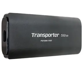Patriot Transporter 512GB černá / Externí SSD / R: 1000MBs / W: 1000MBs / USB-C 3.2 Gen 2