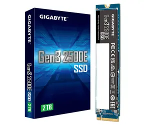 GIGABYTE Gen3 2500E 2TB / M.2 2280 Gen 3/ R: 2400 MBps / W: 2000 MBps / MTBF: 1.5mh / 5y