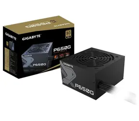 GIGABYTE GP-P650G / ATX / 650W / nemodulární / 80PLUS GOLD / aktivní PFC / 120mm ventilátor