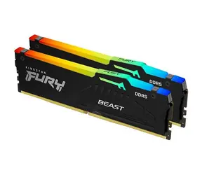Kingston Fury Beast RGB 32GB (2x 16GB) DDR5 6000MHz / CL30 / DIMM / 1.4V / Non-ECC / XMP 3.0