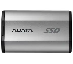 ADATA SD810 4TB stříbrná / Externí SSD / USB-C 3.2 Gen 2 / čtení: 2000MBps / zápis: 2000MBps / 5y