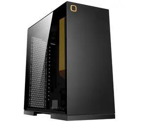 Geometric Future Lohan černá / E-ATX / 2x USB-A 3.0 / 2x USB-A 2.0 / bez zdroje / průhledná bočnice