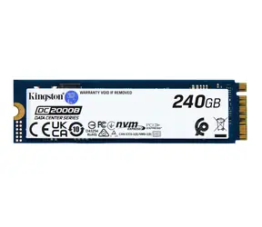 Kingston DC2000B 240GB / SSD / M.2 2280 / PCIe 4.0 / R:4500MBps / W:400MBps / 5y