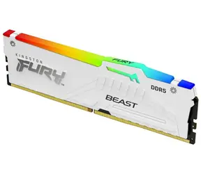 Kingston Fury Beast White RGB 32GB (1x 32GB) DDR5 6400MHz / CL32 / DIMM / XMP / 1.4V