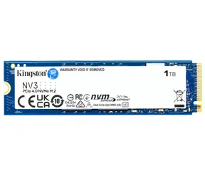 Kingston NV3 SSD 1TB / M.2 2280 / PCIe 4.0 NVMe / R:6000MBps / W:4000MBps