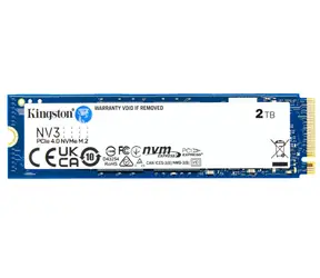 Kingston NV3 SSD 2TB / M.2 2280 / PCIe 4.0 NVMe / R:6000MBps / W:5000MBps