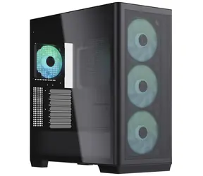 APNX C1 Mid-Tower ATX Case černá / ATX / 4x 120mm ARGB / bez zdroje / průhledná bočnice