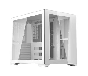 darkFlash C305 ATX bílá / ATX / bez ventilátorů / 3x USB-A / průhledná bočnice / bez zdroje 