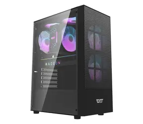 darkFlash A290 černá / ATX / 3x 120 mm / 3x USB-A / průhledná bočnice / bez zdroje 