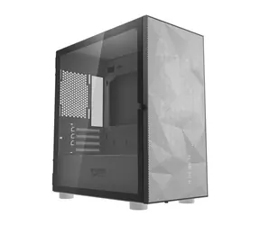 darkFlash DLM21 bílá / mATX / bez ventilátorů / 3x USB-A / průhledná bočnice / bez zdroje