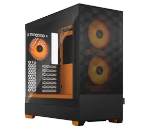 Fractal Design Pop Air RGB TG oranžovo-černá / ATX / 2x USB-A 3.2 / bez zdroje / průhledná bočnice / prachové filtry