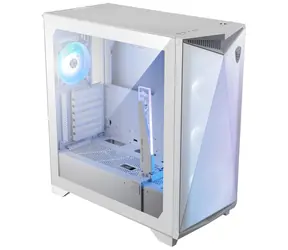 MSI MPG GUNGNIR 300R AIRFLOW bílá / ATX / 2x USB-A 3.2 / 1x USB-C 3.2 2x2 /4x 120mm / průhledná bornice / bez zdroje