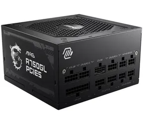 MSI  MAG A750GL PCIE5 / 750W / 120mm /  ATX3.0 / aktivní PFC / 80PLUS Gold 