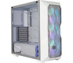 Cooler Master MasterBox TD500 MESH ARGB bílá / E-ATX / 2x USB-A 3.2 / 3x 120mm / bez zdroje / průhledná bočnice