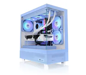 THERMALTAKE View 270 TG ARGB modrá / E-ATX / 2x USB-A 3.0 / 1x USB-C 3.2 / 1x 140mm RGB / bez zdroje 