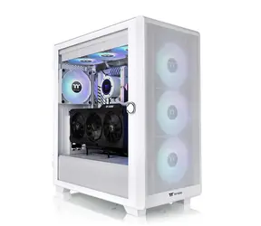 THERMALTAKE S250 ARGB bílá / E-ATX / 2x USB-A 3.0 / 4x 120mm RGB / bez zdroje / průhledná bočnice