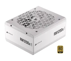 Corsair RM1200x 1200W bílá / ATX 3.0 / Aktivní PFC / 140mm ventilátor / modulární / 80PLUS Gold