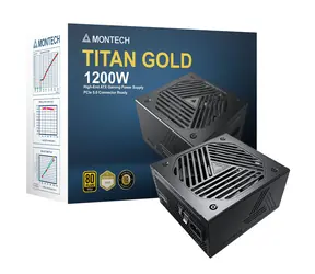 Montech Titan Gold 1200W / ATX 3.0 / 1200W / 80 PLUS Gold / Aktivní PFC / modulární