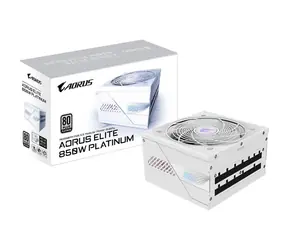 GIGABYTE AORUS ELITE P850W ICE / ATX / 850W / 80 Plus Platinum/ 120 mm / Modulární