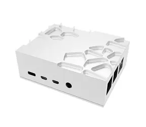 AKASA Gem Pro stříbrná / skříň pro Raspberry Pi 4