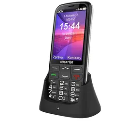 Aligator A830 Senior černá / Distribuce CZ / 3.5" TFT Displej 320 x 480 / stolní nabíječka