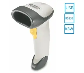 Zebra LS2208 SR kit-USB (LS2208-1AZU0100ZR) / snímač 1D čárových kódů / Laser / Multi-IF / šedá