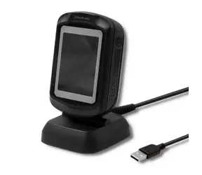 Qoltec 50864 QR & Laser čtečka 1.8m černá / 1D & 2D / USB