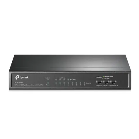 TP-Link TL-SF1008P / Switch / 1.6 Gbps / 8x LAN / PoE