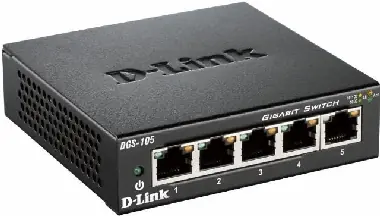 D-Link DGS-105 / Switch / 5-port 10/100/1000 Mbps