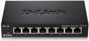 D-Link DGS-108 / 8-Port Switch / 10/100/1000Mbps