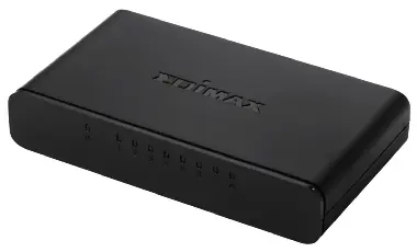 Edimax ES-3308P / 8-Port Switch / 10/100 Mbps / Kompaktní / černá