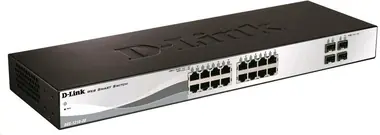 D-Link DGS-1210-20 / 16x gigabit RJ45 Smart Switch / 4x SFP
