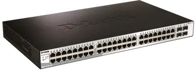 D-Link DGS-1210-52 / 52x Port Gigabit Smart Switch / 48x gigabit RJ45 / 4x gigabit SFP