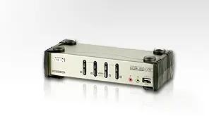ATEN KVM switch CS-1734BC / USB Hub / OSD / 4PC audio+USB-PS / 2