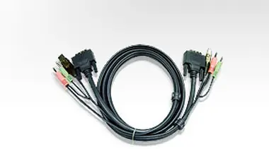ATEN KVM Kabel DVI+USB+Audio 3m