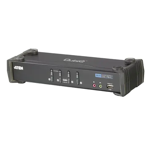 ATEN CS-1764A / 4-port DVI KVMP USB / 2port USB HUB / audio / 1.2m kabely 