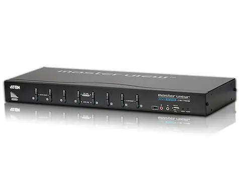 ATEN CS-1768 / 8-port DVI KVMP USB / 2port USB HUB / audio / 1.2m kabely