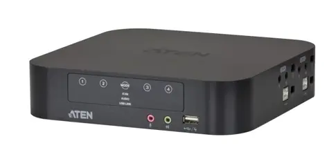 ATEN CS-1944 / 4-port mini DisplayPort Dual View KVMP USB / audio / kabely