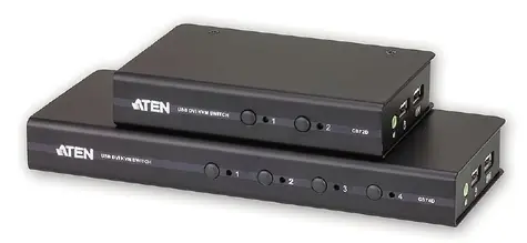 ATEN CS-72D / 2-port DVI KVM USB / audio 2.1 / včetně kabelů 
