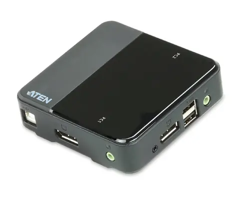 ATEN CS-782DP / 2-port DisplayPort KVM USB / audio / včetně kabelů 