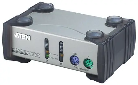 ATEN CS-82AC / 2-port KVM PS2  / 1.2m kabely