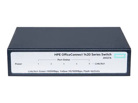 HPE 1420-5G Switch / 5x Gigabit RJ45 portů