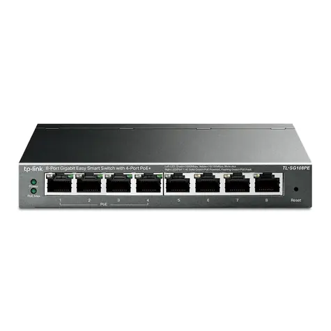 TP-Link TL-SG108PE / Switch / 8-Port POE Easy Smart Switch