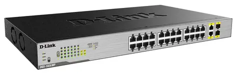 D-Link DGS-1026MP / 24x10/100/1000 Desktop Switch