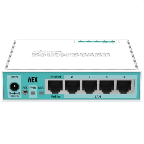 MikroTik RB750Gr3 / Router / 880MHz CPU / 256MB RAM / 5x LAN / L4