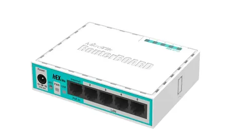 MikroTik RB750r2 / Router / 64MB RAM / 850MHz / 5x LAN / ROS L4
